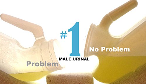 #1 Male Urinal-Slip, Tip, Spill and Crush Resistant